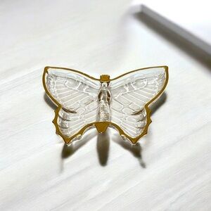 Vintage 1960’s Jeanette Pressed Glass Segmented Candy Dish